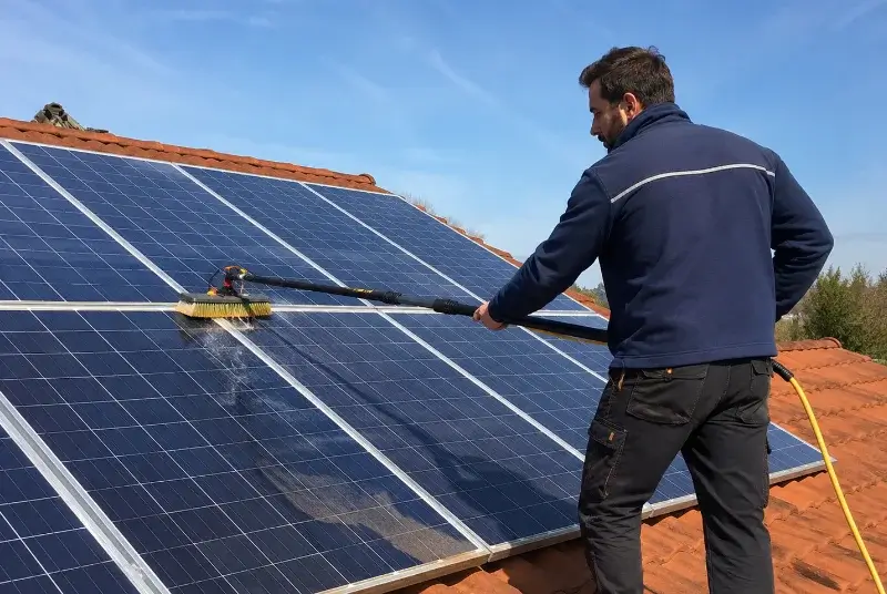 Nettoyage et entretien de panneaux solaires à Roquemaure