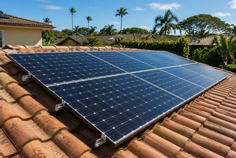 Installation de panneaux solaires à Roquemaure